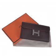 Hermes Wallet H6023 Ladies Wallet Coffee