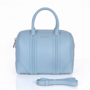 Givenchy Lucrezia Boston Bag Light Blue Leather 1112L