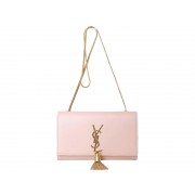Yves Saint Laurent Small Monogramme Bag In Original Leather Light Pink
