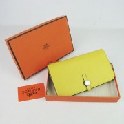 Hermes Wallet H001 Wallet Cow Leather Green