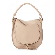 Chloe Marcie Leather Hobo Bag Nude Beige