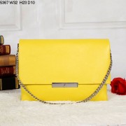 Celine Blade Flap Calfskin Leather Shoulder Bag Lemon Yellow 5367