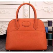 Hermes Bolide 31cm Togo Leather Orange Bag