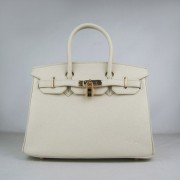 Hermes Birkin 30cm Togo leather Handbags beige golden