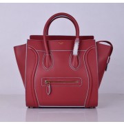 Celine Large Luggage Tote Red Blue Bags 30cm