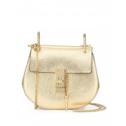 Chloe Drew Mini Shoulder Bag Gold