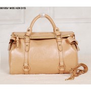 Miu Miu Bow Apricot Top Handle Bag