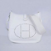 Hermes Evelyne I handbag H6309 white silver