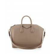 Givenchy Antigona Medium Sugar Goatskin Satchel Bag Sand