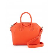 Givenchy Antigona Mini Leather Satchel Bag Burnt Orange