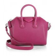 Givenchy Antigona Mini Leather Satchel Magenta