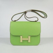Hermes Constance Cowskin Leather Bag H017 green golden