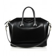 Givenchy Antigona Medium Box Calfskin Satchel Black