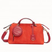 Fendi By The Way Medium Bag In Piment Suede