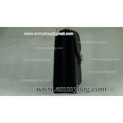 Bvlgari Serpenti Calfskin Leather GM Shoulder Bag Black 233