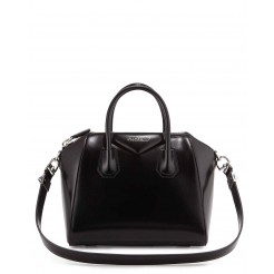 Givenchy Antigona Small Leather Satchel Bag Black