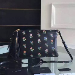 Yves Saint Laurent Monogram Crossbody Bag In Prairie Flower Printed Leather