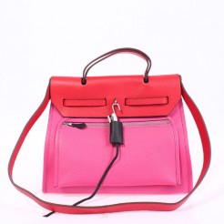 Hermes Herbag H1090 Ladies 2way Pink