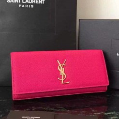 Yves Saint Laurent Rosy Classic Monogramme Clutch