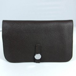 Hermes Wallet H001 Unisex Coffee