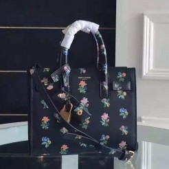 Yves Saint Laurent Nano Sac De Jour Bag In Prairie Flower Printed Leather
