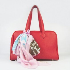 Hermes Togo leather handbag H2802 red