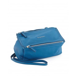 Givenchy Pandora Mini Goatskin Crossbody Bag Electric Blue