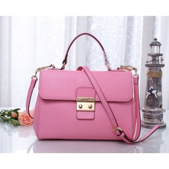 Miu Miu Original Leather Snap-lock Bag Pink 6871