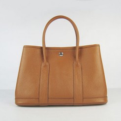 Hermes garden party handbag H2805 light coffee