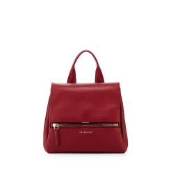 Givenchy Pandora Pure Small Leather Satchel Bag Cherry
