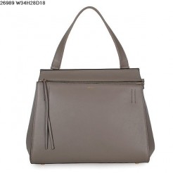 Celine EDGE Calfskin Leather Bag Khaki 26938