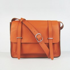 Hermes Steve H2810 Cow Leather Orange