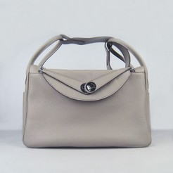 Hermes Lindy 34cm handbag 6208 grey