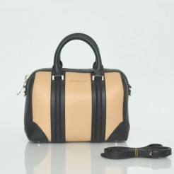 Givenchy Lucrezia Boston Bag Apricot/Black Original Leather 1112L