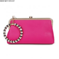 Bvlgari Serpenti Famed Clutch Bag Fuschia 3020