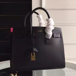 Yves Saint Laurent Small Sac De Jour Bag With Red Lining