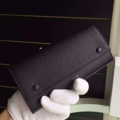 Celine Multifunction Wallet In Black Epsom Leather