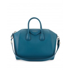 Givenchy Antigona Medium Sugar Satchel Bag Dark Blue