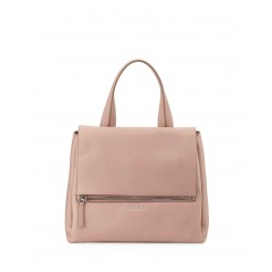 Givenchy Pandora Pure Medium Leather Satchel Bag Pale Pink