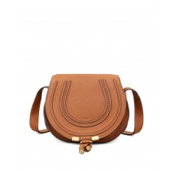 Chloe Marcie Small Crossbody Satchel Bag Tan