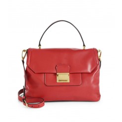 Miu Miu Medium Top-Handle Satchel Red