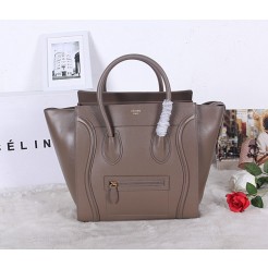 Celine Large Luggage Tote Dark Grey Bag