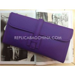 Hermes Clutch Default Wallet Purple