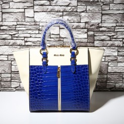 Miu Miu New Style Original Leather Top Handle Bag Beige 0068