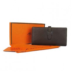 Hermes Wallet H008 Ladies Wallet Coffee