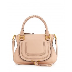 Chloe Marcie Medium Satchel Bag Nude