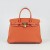 Hermes Birkin 30cm Togo leather Handbags orange golden