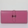 Hermes Wallet H514 Wallet Lambskin Pink