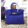 Hermes Birkin 35cm Epsom Leather Handbags Electric Blue Gold