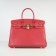 Hermes Birkin 30cm Togo leather Handbags red golden